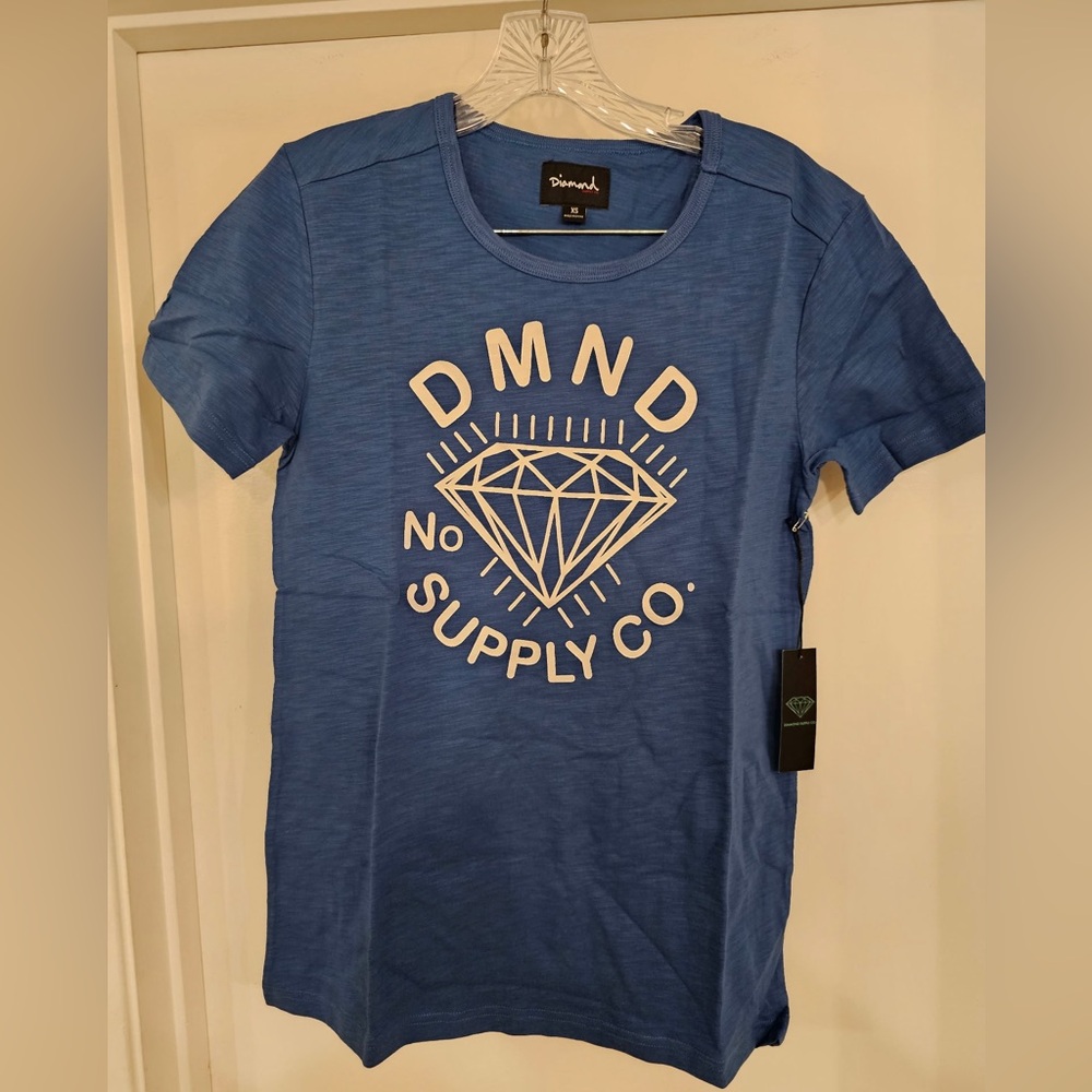 💎 Diamond Supply Co. Women's Tee – Blue – XS – NWT 💎